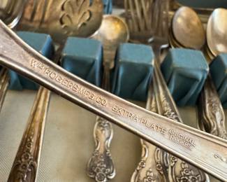 Rogers and son extra plate original Rogers flatware.