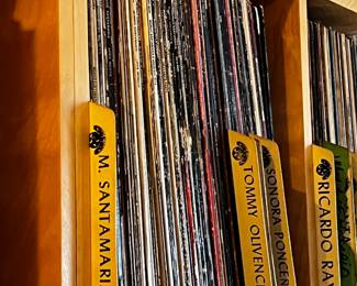 Records library M. SANTAMARIA, TOMMY OLIVENCIA, RICARDO RAY, SONORA PONCENA, TITO RODRIGUEZ, NAVIDENOS, WILLIE ROBO, M. SANTAMARIA, TOMMY OLIVENCIA, PALMIERI, TITO PUENTE, TIPICA-73, MACHITO, LOUIE RAMIREZ, WILLIE RODRIGUEZ, PEREZ PRADO, CHABARRO,