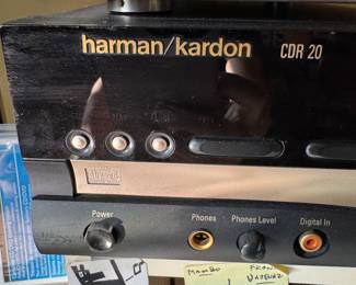 Disc maker and Harman / Kardon CDR 20