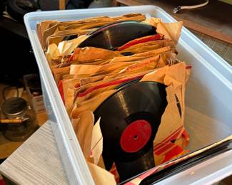 Vintage Latino Jazz records 78' rpm