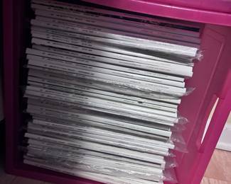 Martha Stewart Living – April 2005 issue
• Real Simple – multiple issues (examples visible: November 2009, September 2006, April 2016, October 2009, August 2005, March 2010, September 2010, February 2010, December 2015, June 2013, September 2013, January 2009, February 2009, March 2013, February 2017, October 2013, September 2012, June 2011, August 2011, and more)
Bottom Bin (Second Image)
• Architectural Digest – multiple issues (examples visible: January 2000, February 2000, June 2000, August 2000, November 2000, and many more spanning into the 2010s)
• Several issues still sealed in protective plastic