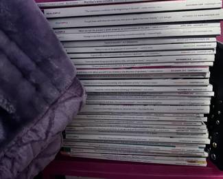 Martha Stewart Living – April 2005 issue
• Real Simple – multiple issues (examples visible: November 2009, September 2006, April 2016, October 2009, August 2005, March 2010, September 2010, February 2010, December 2015, June 2013, September 2013, January 2009, February 2009, March 2013, February 2017, October 2013, September 2012, June 2011, August 2011, and more)
Bottom Bin (Second Image)
• Architectural Digest – multiple issues (examples visible: January 2000, February 2000, June 2000, August 2000, November 2000, and many more spanning into the 2010s)
• Several issues still sealed in protective plastic