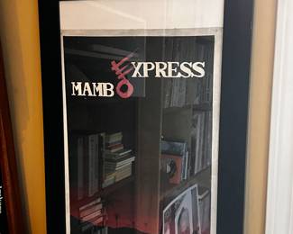 Mambo express painted on canvas signed