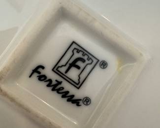 Fortessa Dinnerware Backstamp Logo – Square Porcelain Marking