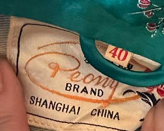 Peony brand Oriental clothing