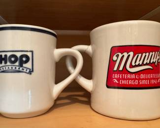 IHOP coffee mugs, Manny's coffee mug