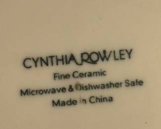 Cynthia Rowley fine ceramic