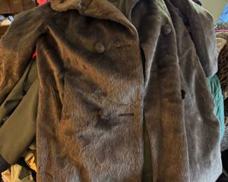 Brazotta faux fur coat