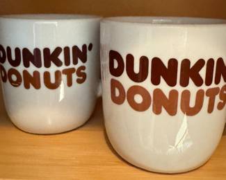 Dunkin' Donuts coffee mugs