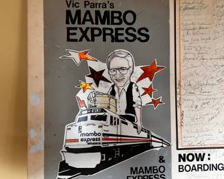 Vintage poster Vic Parra's Mambo Express