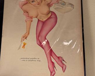 Alberto Vargas 1965 Original Color Print