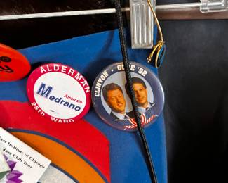 Vintage pins Jazz Radio concerts