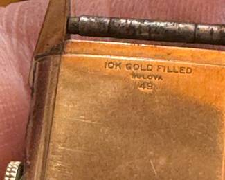 10K Gold Filled Bulova wrist watch