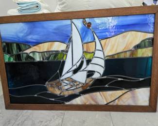 26" x 41" Stained Glass
