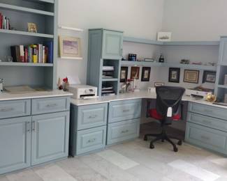Pastel Office Furniture. Beautiful!