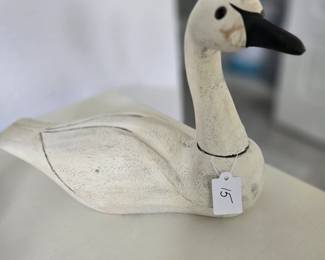Wood Goose with Swivel Head