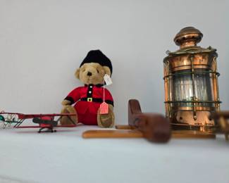 Bear, Airplanes & Antique lantern (2 Available)