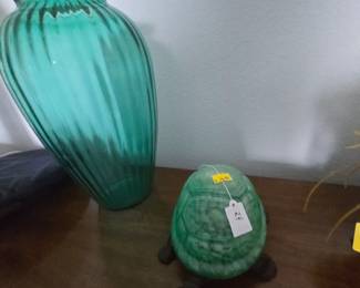 Turtle Light & Vase