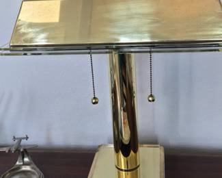 Large Brass Desk Lamp