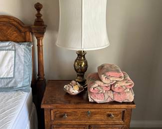 Beautiful brass lamps. 