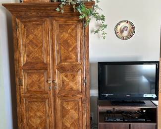 One of several TVs. 