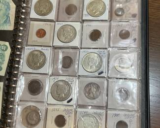 Thick book full of cool coins…
 sold individually. 