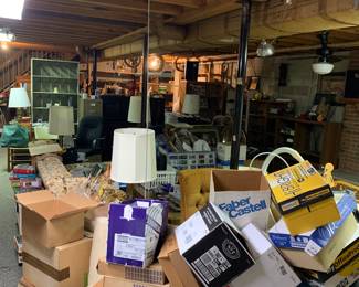 a view of the basement