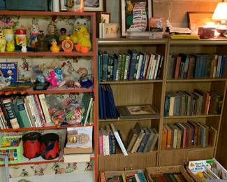 looks like an antique mall! Toys, books and more