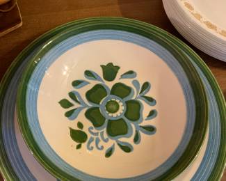 vintage mid-century tableware