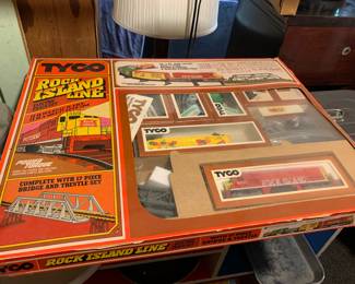Tyco Rock island Line railroad, in box, excellent condition