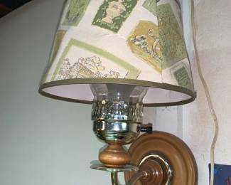Pair of vintage wall lamps