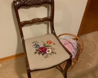 Needle point chair