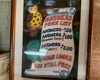 humorous wall art