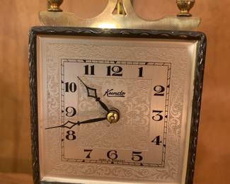 brass anniversary clock