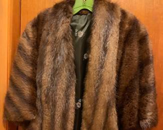 Mink cape