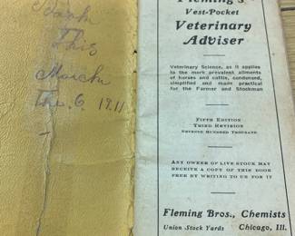antique veterinary manual