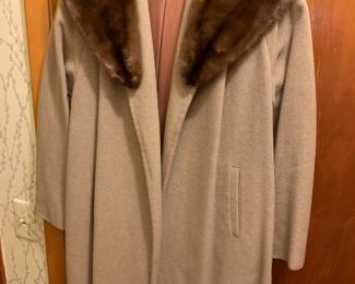 women's fur collar Mongolian cashmere