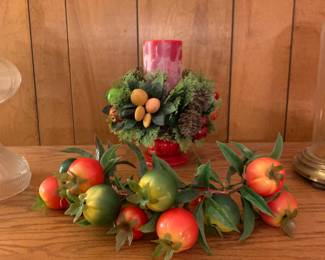 Grandma's vintage plastic floral