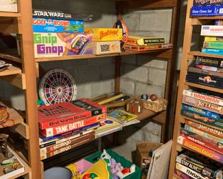 Vintage games and toys