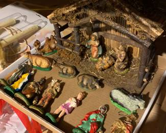 Italian nativity set