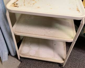 aluminum kitchen cart
