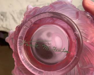 Frank M. Fenton pink basket
