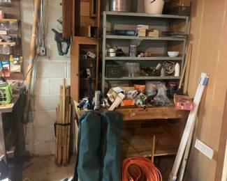 a view of the garage