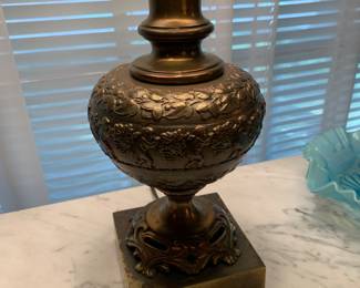 brass lamp