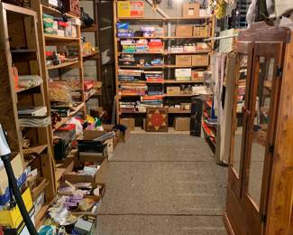 a corner of the basement