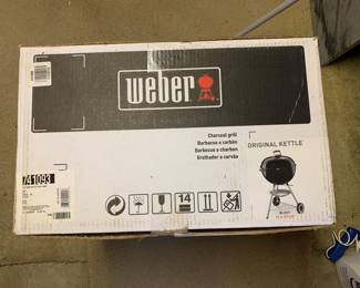Weber original kettle grill, new in box, unopened