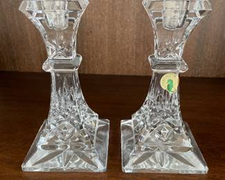 Waterford candle stick holders
