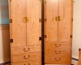 Vintage Asian inspired bedroom by Hickory Mfg. Co. (detail)...