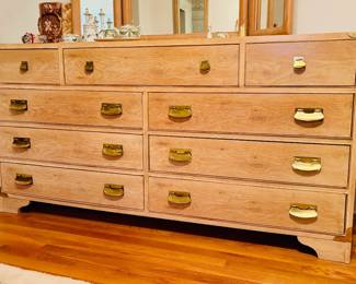 Vintage Asian inspired bedroom by Hickory Mfg. Co. (detail)...