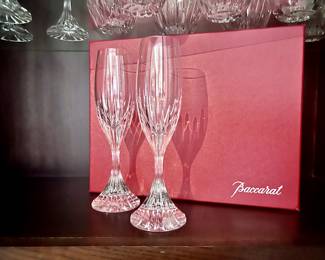 Baccarat Crystal flutes